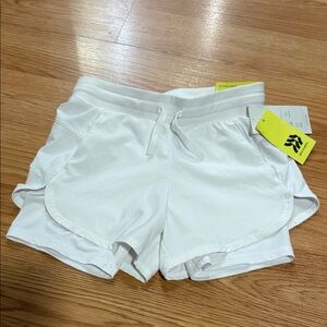 All in Motion sz S 6/7, 8, 10-12 Girls Mint High Rise 2 in 1 Gym Shorts NWT…66